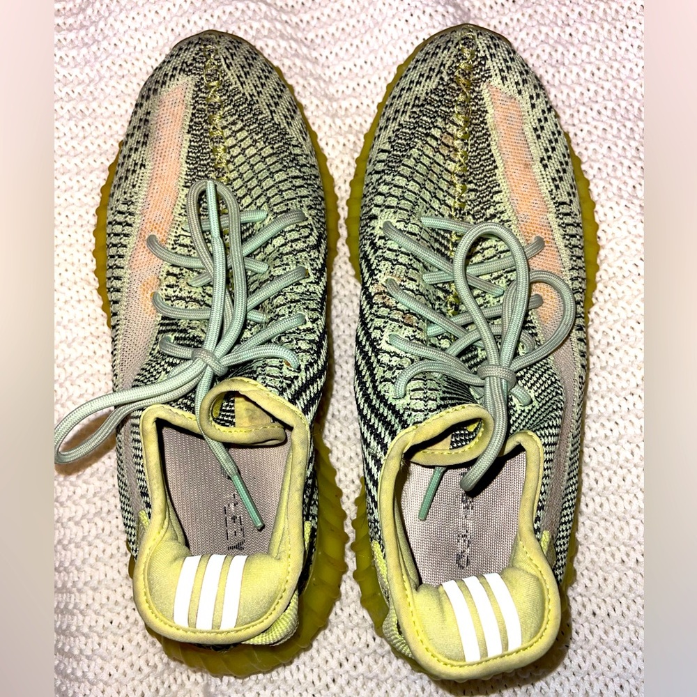 Adidas Yeezy Boost 350 V2 in Green and Yellow